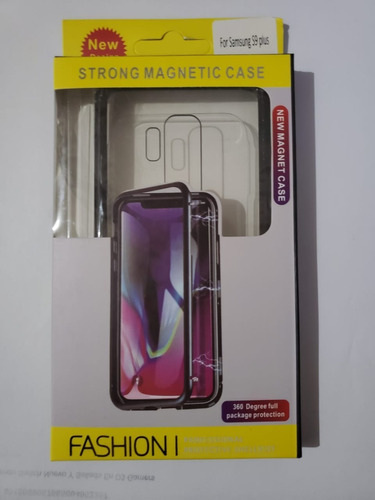 Funda Magnetica Aluminio Y Cristal Samsung S8/s8+/s9/s9+/s10