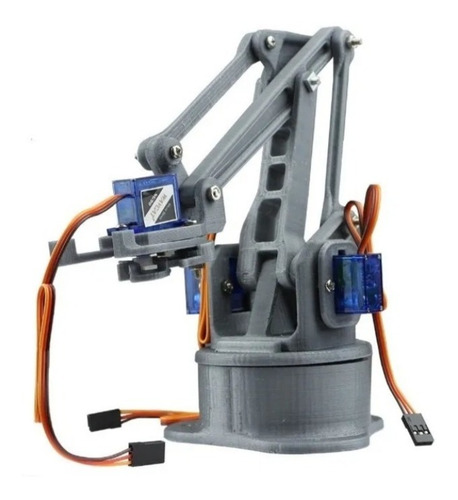 Imagen 4 de 6 de Kit De Brazo Robótico Servo Sg90 Arduino 3d