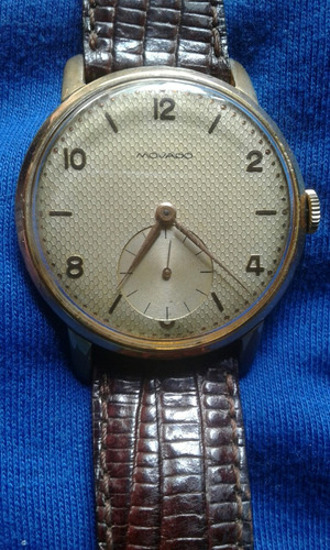 Reloj Movado Clasico Correa Piel De Cocodrilo