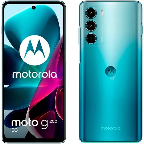 Celular Smartphone Moto G200 5g 8gb 128gb 108mp Azul Glaciar