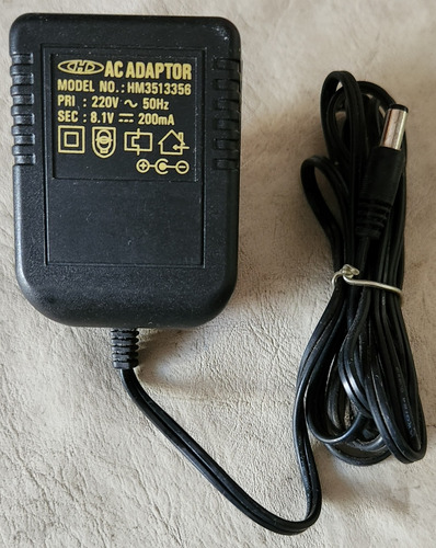 Fuente Adaptador Mod. Hm3513356 8.1v 200ma (Usado)