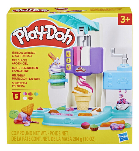 Set De Masas Play Doh Heladería Multicolor +3 Años Multicolor