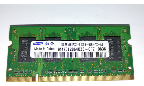 Memoria Ram 1gb 2rx16 Pc2-6400s-666