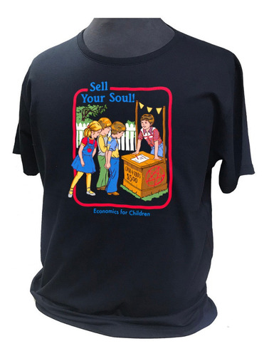 Remera Terror Geek Humor Sell Your Soul