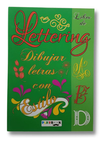 Libro De Lettering Dibujar Letras Con Estilo - Tapa Verde
