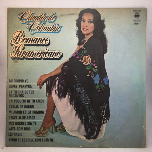 Claudia De Colombia - Romance Suramericano - Vinilo Lp