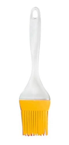  Pincel Silicona Mango Acrilico Amarillo Reposteria 20,5cm