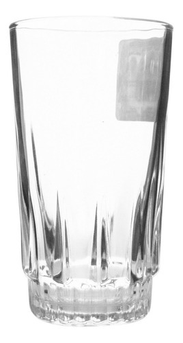 Set 6 Vasos Altos Prisma Cristar Color Transparente