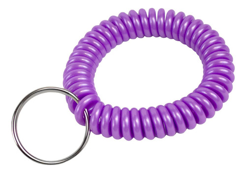 Lucky Line - Resorte De Muñeca En Espiral De 2 Pulgadas De. Color Morado