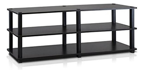 Soporte Tv 3 Niveles Sin Herramientas, Espresso-black