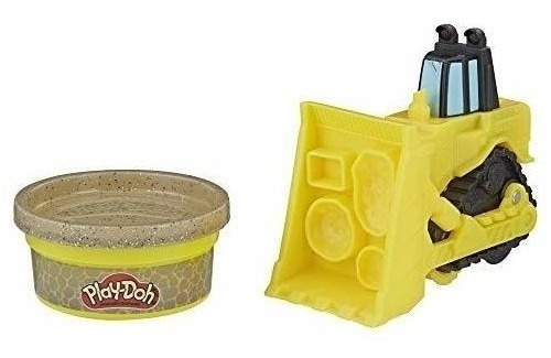 Play-doh Wheels Mini Bulldozer Juguete Con 1 Lata De Piedra