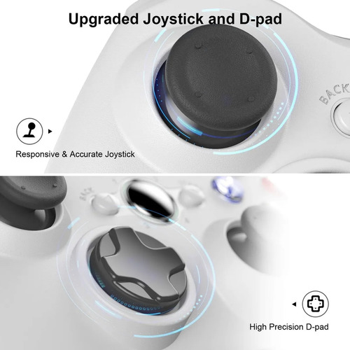 Control Inalámbrico 2.4g Para Xbox 360 Y Pc Windows Gamepad