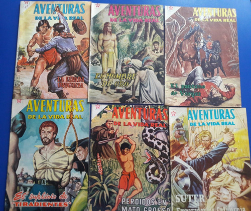 Coleccion De 15 Revistas Comic Aventuras Vida Real  1959 -60