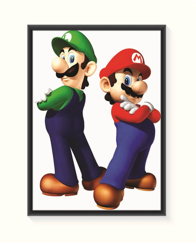 Pôster Mario E Luigi - Pequeno