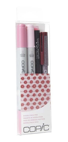 Copic Ciao Doodle Packs: Pink (4 Lápices)