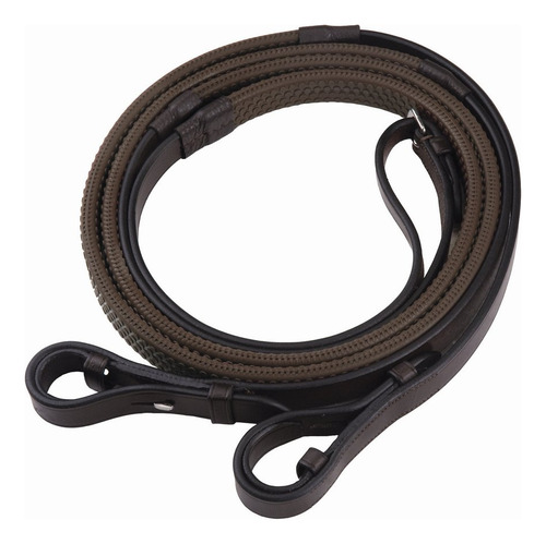 Henri Rivel Pro Rubber Reins Oakbark