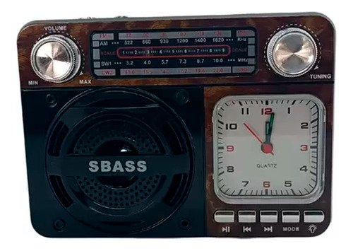 Caixa De Som Bluetooth Retro - Rádio Am Fm Kapbom 