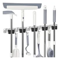 Comprar Colgador Organizador De Escobas Trapeadores 5 Espacios