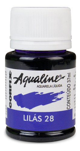 Tinta Aquarela Aqualine Corfix 37ml Cor Lilas - 28