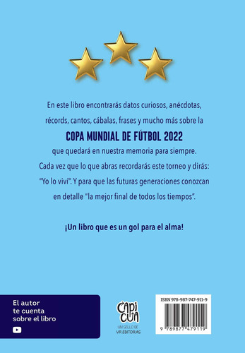 Imagen 2 de 2 de El Libro De Oro Del Mundial 2022 - Aníbal Litvin - Capicúa