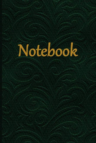 Libro: Notebook | Dark Green Ornament Design: Squared Notebo