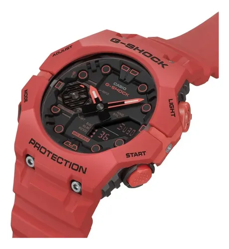 G Shock Ga B001 1adr Original Bluetooth Rojo Carbono