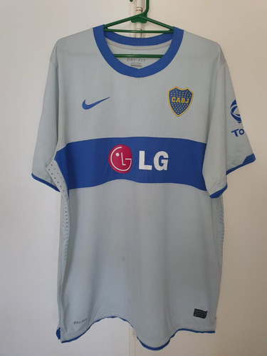 Camiseta Boca Juniors Nike 2010 LG Match Gris #10 Riquelme