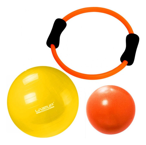 Kit Arco Flexível + Over Ball 25 Cm + Bola Suíça 75 Cm