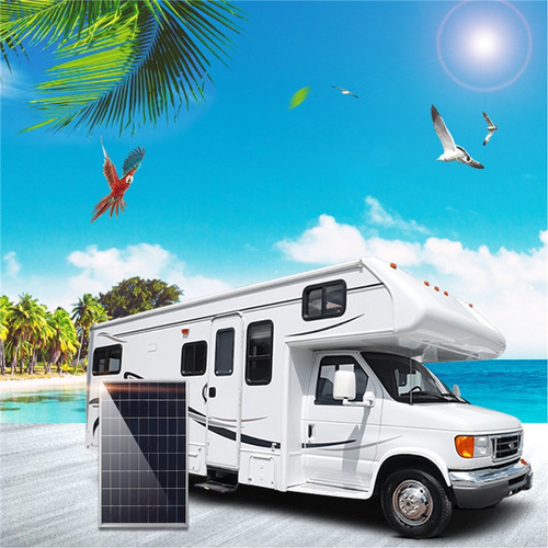 Imagen 7 de 8 de 100w 12v Panel Solar Flexible Monocristalino Carga De Baterí