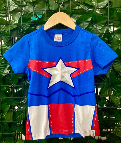 Camiseta Heróis Vingadores Avengers Infantil Menino Malwee
