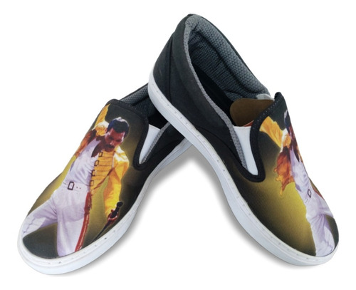 Tenis Slip On Freddie Mercury