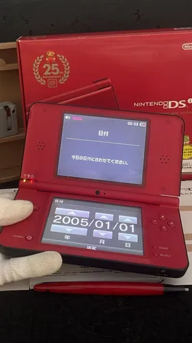 Nintendo Dsi Xl Vermelho Edição Especial Super Mario 25 Anos