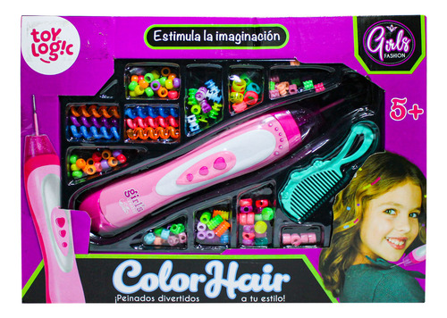 Conjunto de penteados divertidos com acessórios Toy Logic