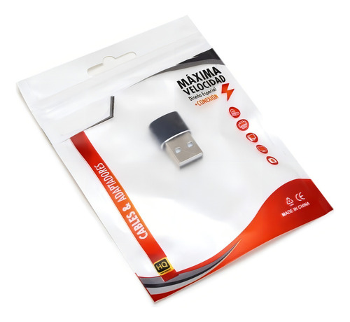 Adaptador Netmak USB C macho para micro USB fêmea 2.0 cor preto