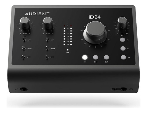 Interface De Áudio Audient Id24 Usb-c