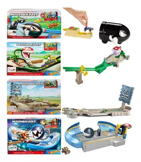 Pista Hot Wheels Mario Kart Circuito De Niveles Mattel Cp26