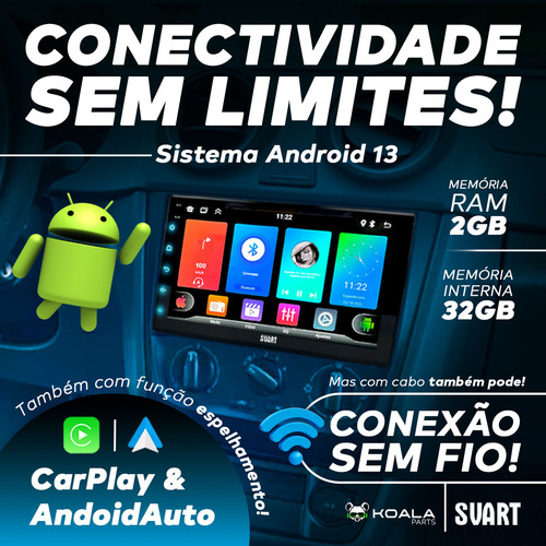 Kit Multimidia Android 9 Pol Gol G6 2012 2013 2014 2015