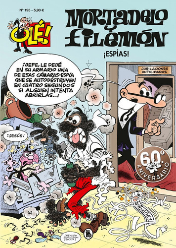 ÃÂ¡EspÃÂas! (OlÃÂ©! Mortadelo 195), de Ibáñez, Francisco. Editorial Bruguera Ediciones B, tapa blanda en español