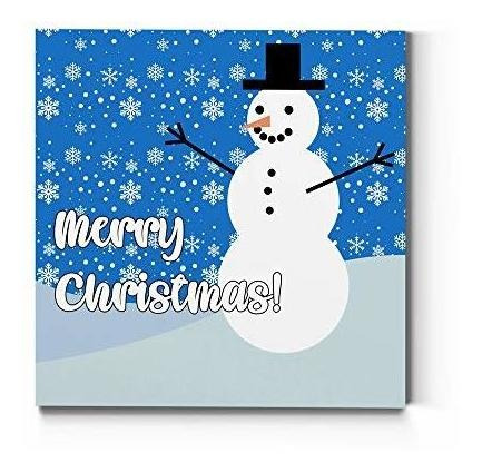 Renditions Gallery Snowman Merry Christmas Wall Art, R5hcj