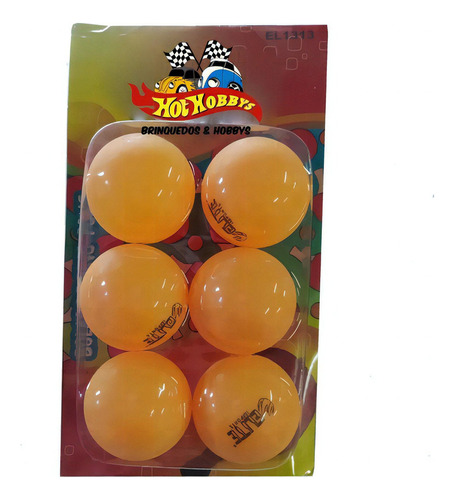 Bolas Bolinhas 40mm Tenis Mesa Ping Pong Kit C/ 6 Unidades