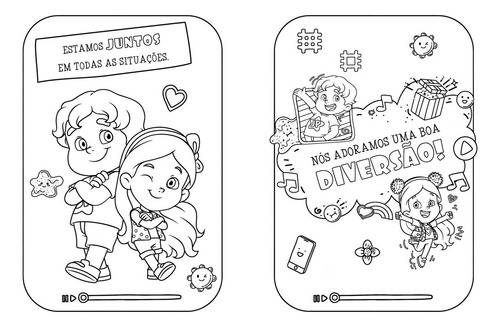 Maria Clara E Jp - Colorindo Com Maria Clara E Jp, De Freitas, Karina. Editorial Ciranda Cultural Editora E Distribuidora Ltda. Em Português, 2021