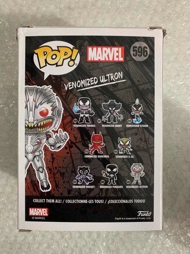 Funko Pop 596 Marvel Venomized Ultron Original (Usado)