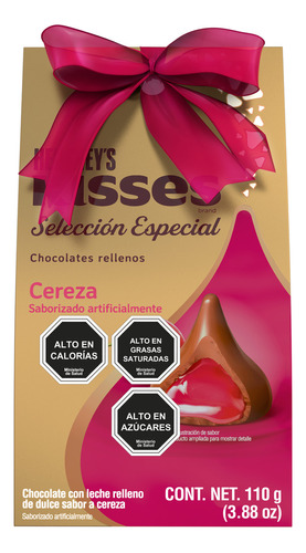 Chocolates Kisses Selección Cereza Hershey's 110g