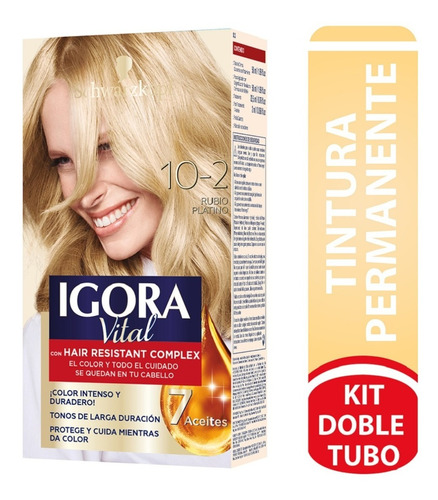 Tinte Igora Vital Permanente - Kg A $ - - g a $202