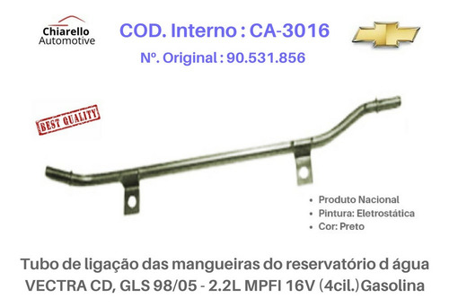 Tubo Refrigeração Astra Zafira Gas. C/ar.