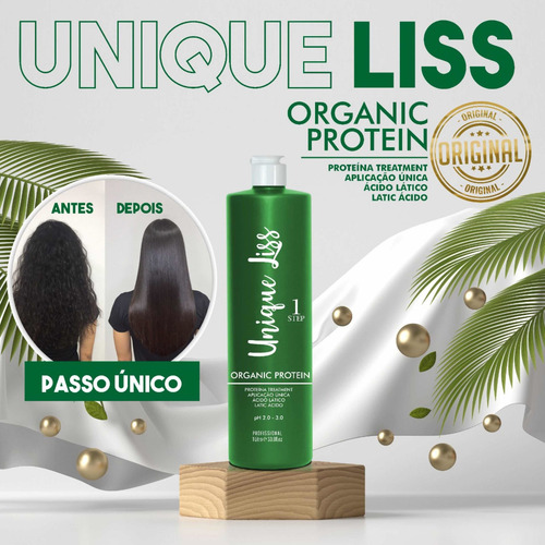 Selagem Free Orgânica Compatível Com Henê Unique Liss 1l