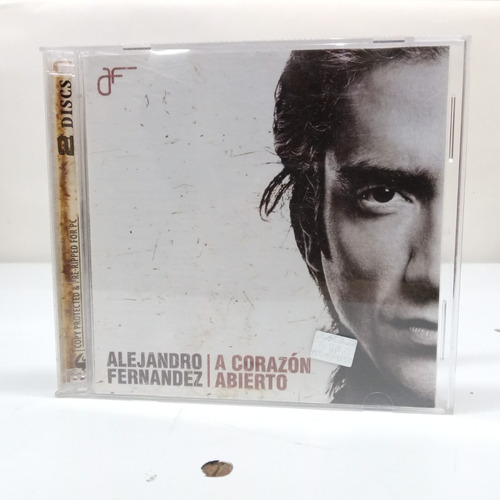 2 Cds A Corazón Abierto. Alejandro Fernández. Sony Music. 