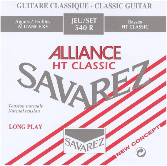 Savarez Cuerdas para Guitarra Clásica Alliance Cristal 571R cuerda suelta Mi1 Cristal standard