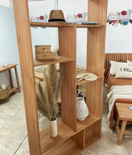 Imagen 2 de 6 de Estantería Módulos Sin Fondo Madera Paraíso