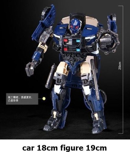 Boneco Transformers Barricade Tf5 Robô E Carro Polícia 19 Cm